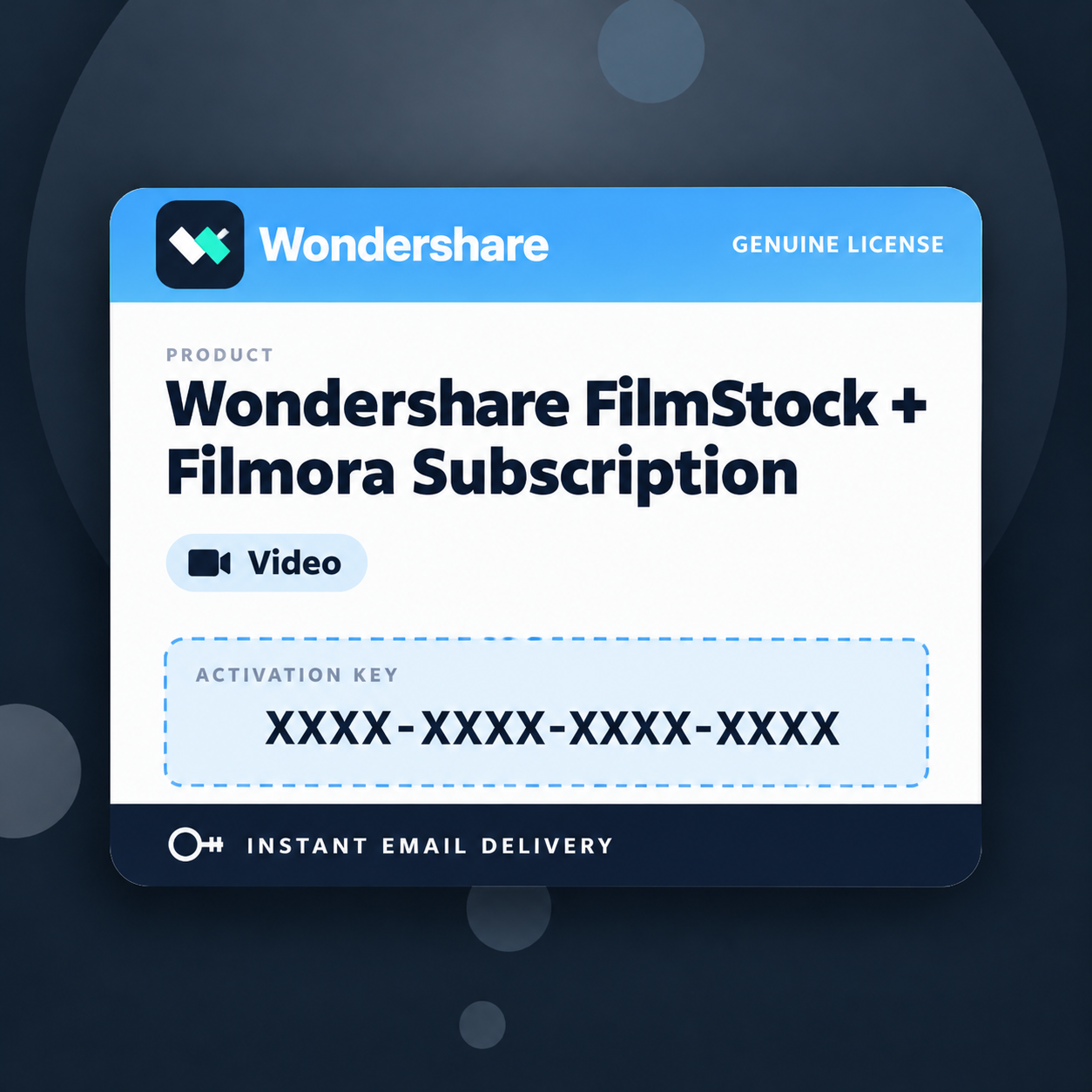 Wondershare FilmStock + Filmora Subscription